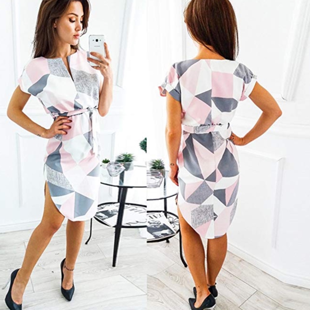 NWOT: Casual V-Neck Dress